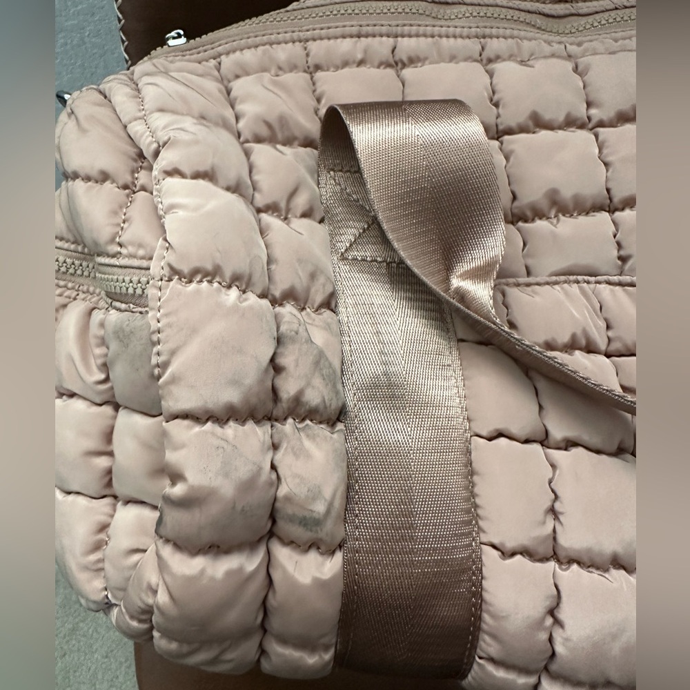 Free People Movement Quilted Duffle Bag in Tan - Picture 7 of 11